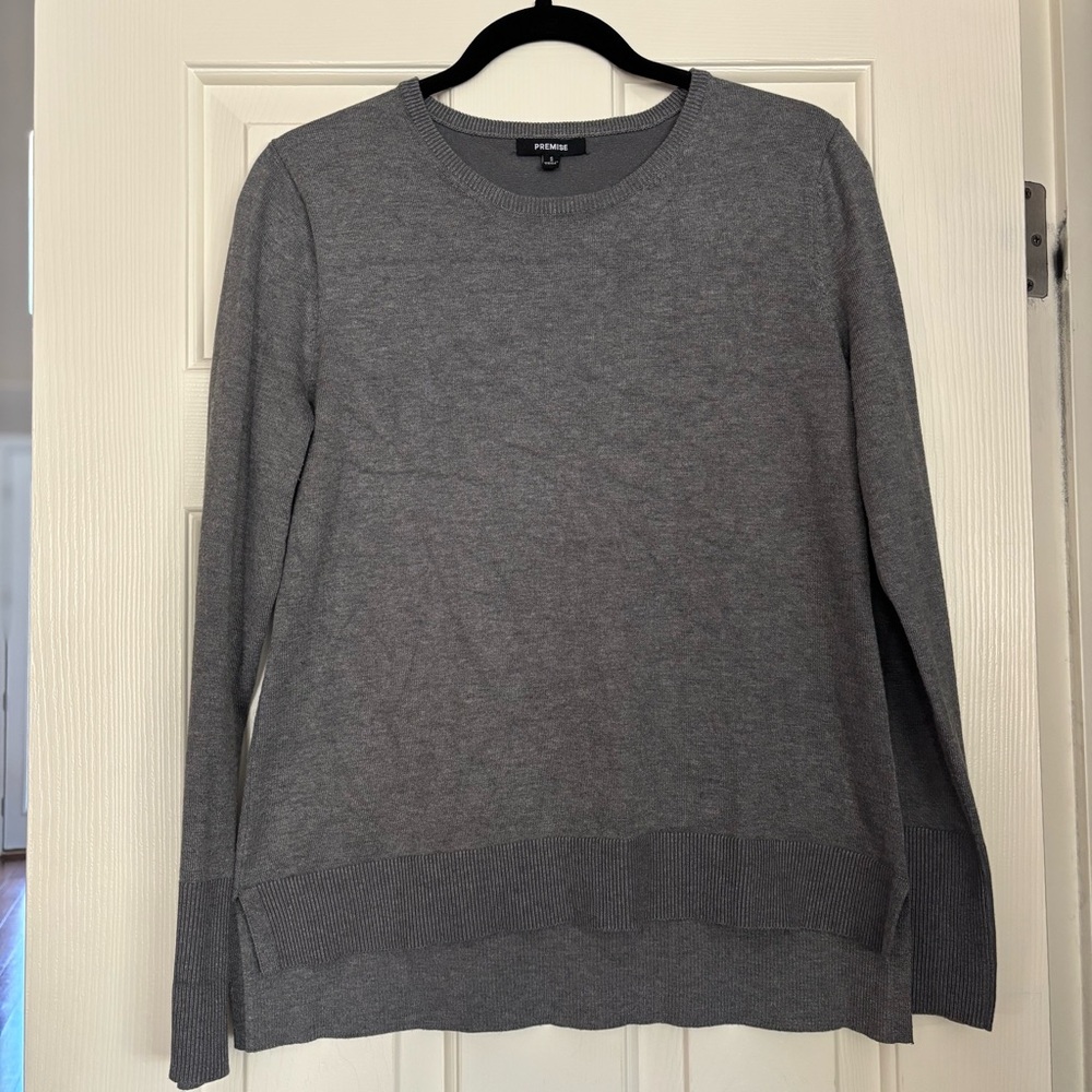 Premise Charcoal Knit Top
